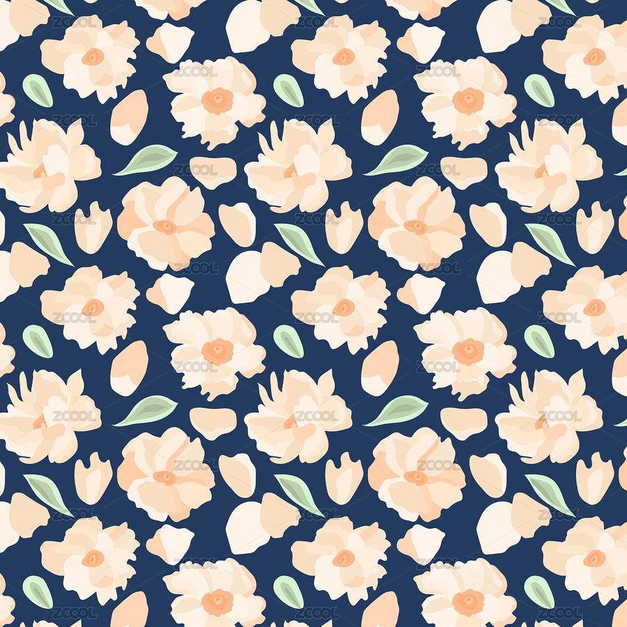 復(fù)古花卉循環(huán)圖案背景（主預(yù)覽-4079207） - 未分類 - 站酷設(shè)計(jì)師corelead原創(chuàng)素材 - 站酷ZCOOL