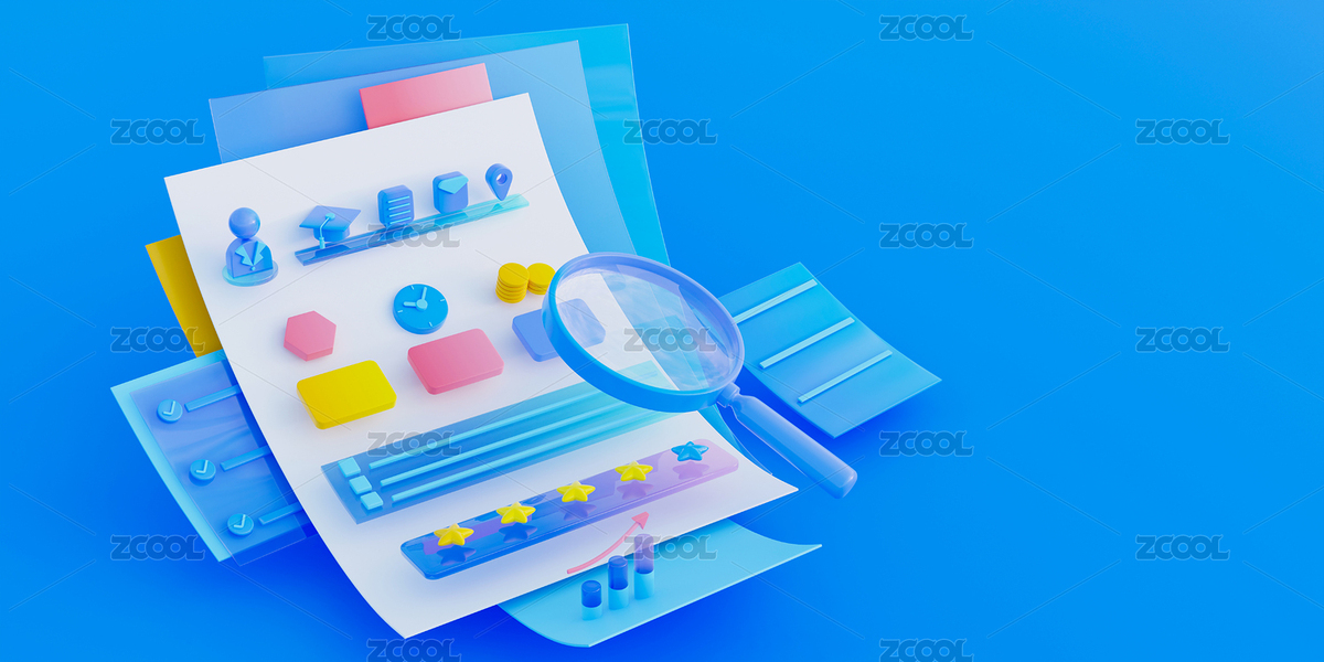 3D找工作招聘應聘創(chuàng)意簡歷（主預覽-8459892） - 未分類 - 站酷設計師燈火印象原創(chuàng)素材 - 站酷ZCOOL