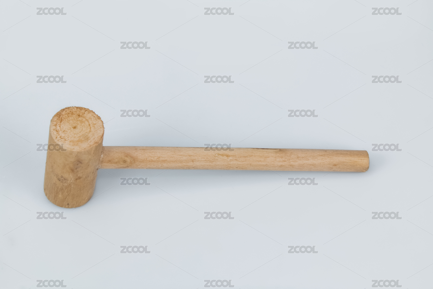 手持劳动工具木质锤子特写