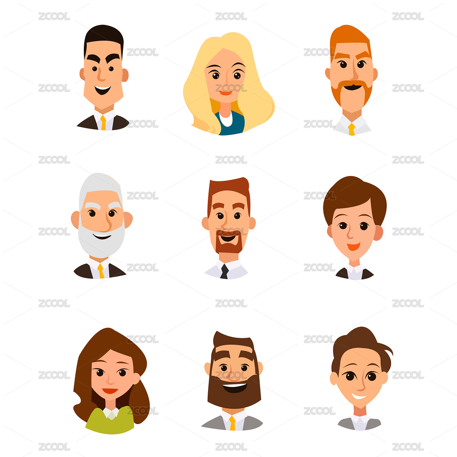 人物頭像（主預覽-1757965） - 未分類 - 站酷設計師SJ世杰原創(chuàng)素材 - 站酷ZCOOL