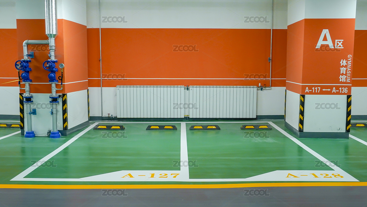 彩色的地下車庫車位（主預覽-6973935） - 未分類 - 站酷設計師Ansion_huang原創(chuàng)素材 - 站酷ZCOOL