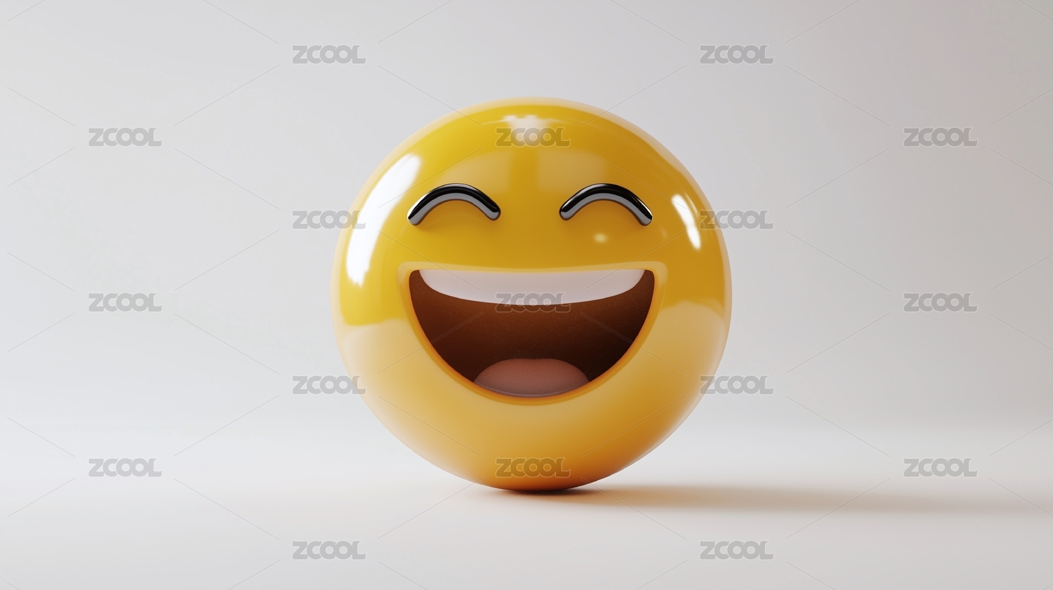 三维笑脸表情图