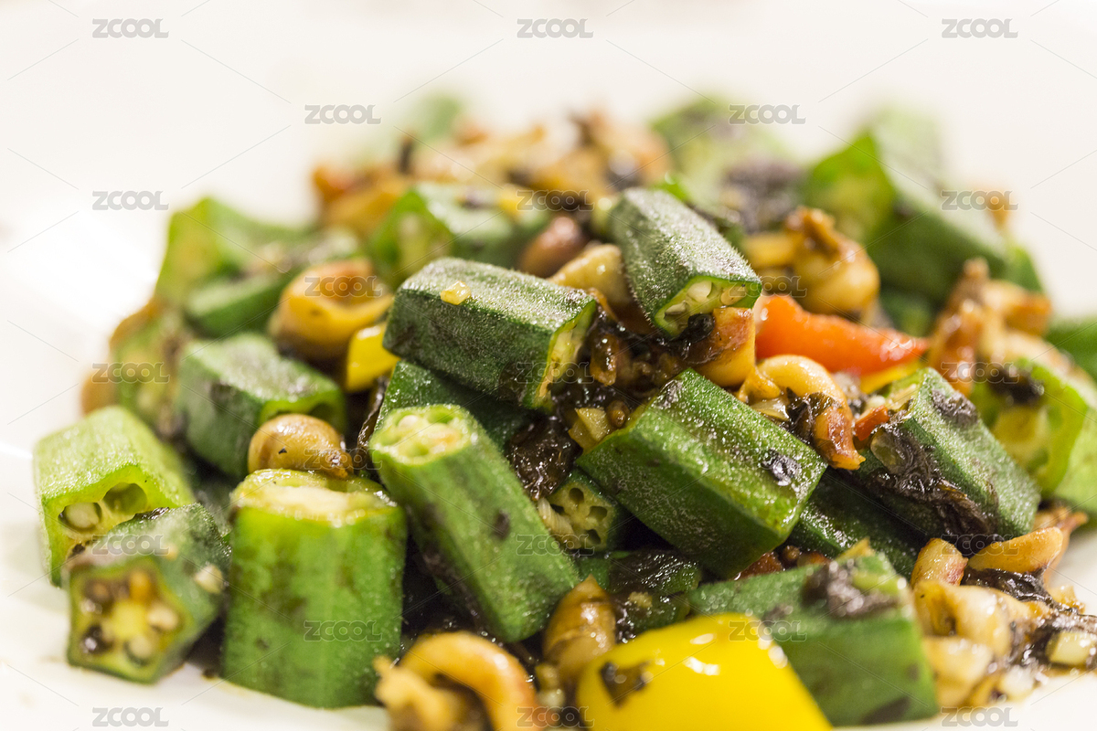 美食秋葵炒螺肉（主預覽-4267089） - 未分類 - 站酷設計師樊小喆原創(chuàng)素材 - 站酷ZCOOL