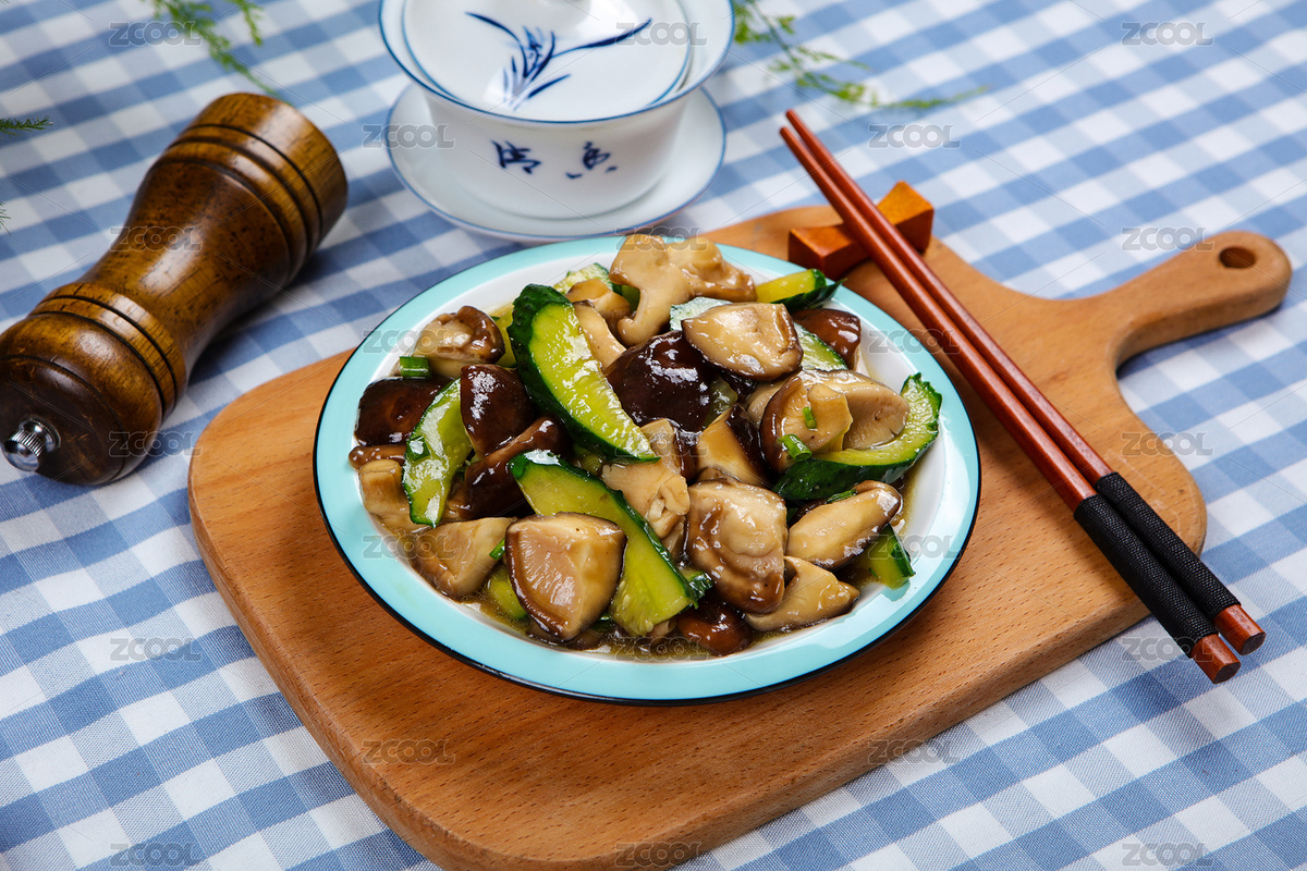 美味素食菜肴小炒香菇黃瓜片（主預(yù)覽-8328517） - 未分類 - 站酷設(shè)計(jì)師曇華碎影原創(chuàng)素材 - 站酷ZCOOL