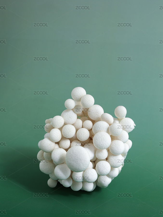 綠色背景上的新鮮蔬菜食材食用菌白玉菇（主預(yù)覽-11019625） - 未分類 - 站酷設(shè)計師Luo_菁原創(chuàng)素材 - 站酷ZCOOL