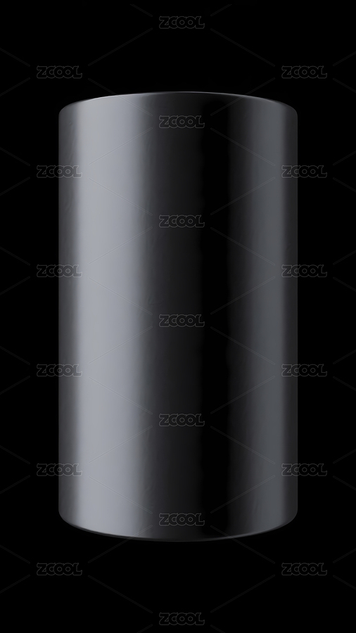 純黑圓柱體抽象藝術(shù)（主預(yù)覽-11980195） - 未分類 - 站酷設(shè)計師燃影館原創(chuàng)素材 - 站酷ZCOOL