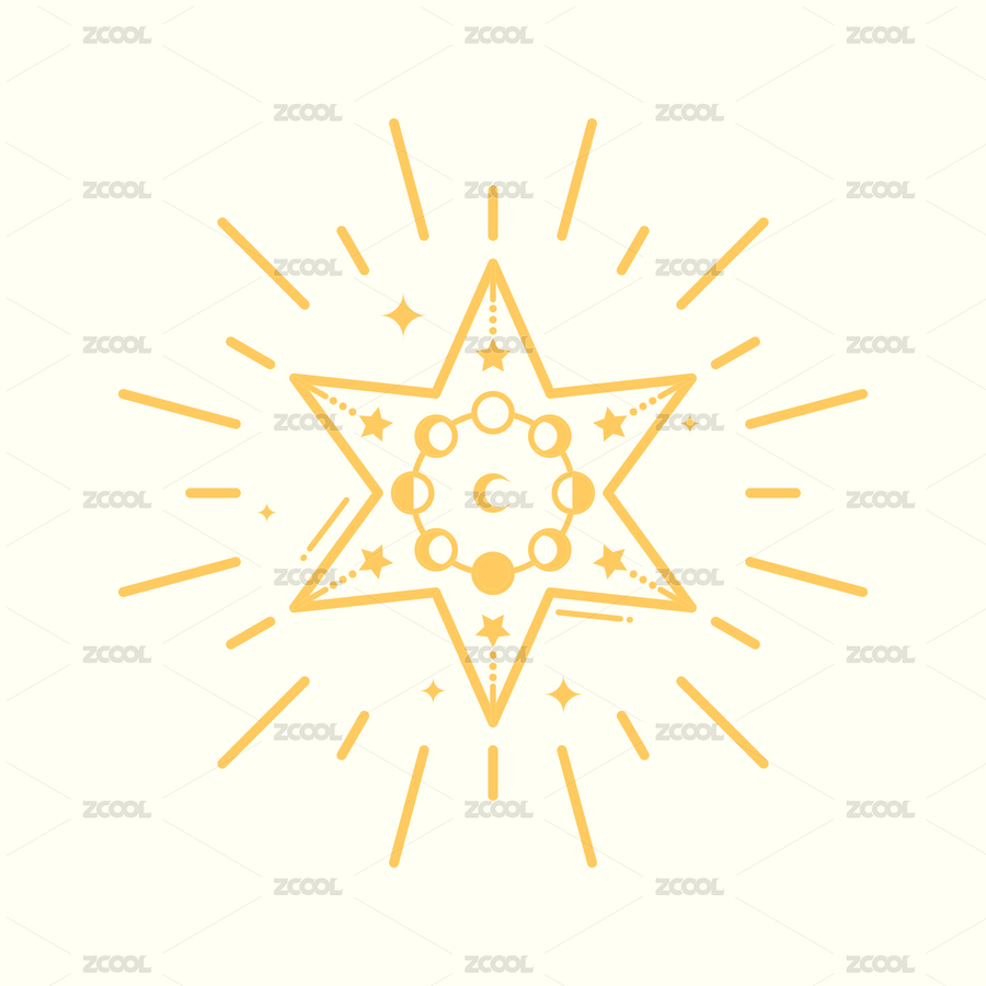 六芒星-星星（主預覽-3680130） - 未分類 - 站酷設計師Mirika咔咔原創(chuàng)素材 - 站酷ZCOOL