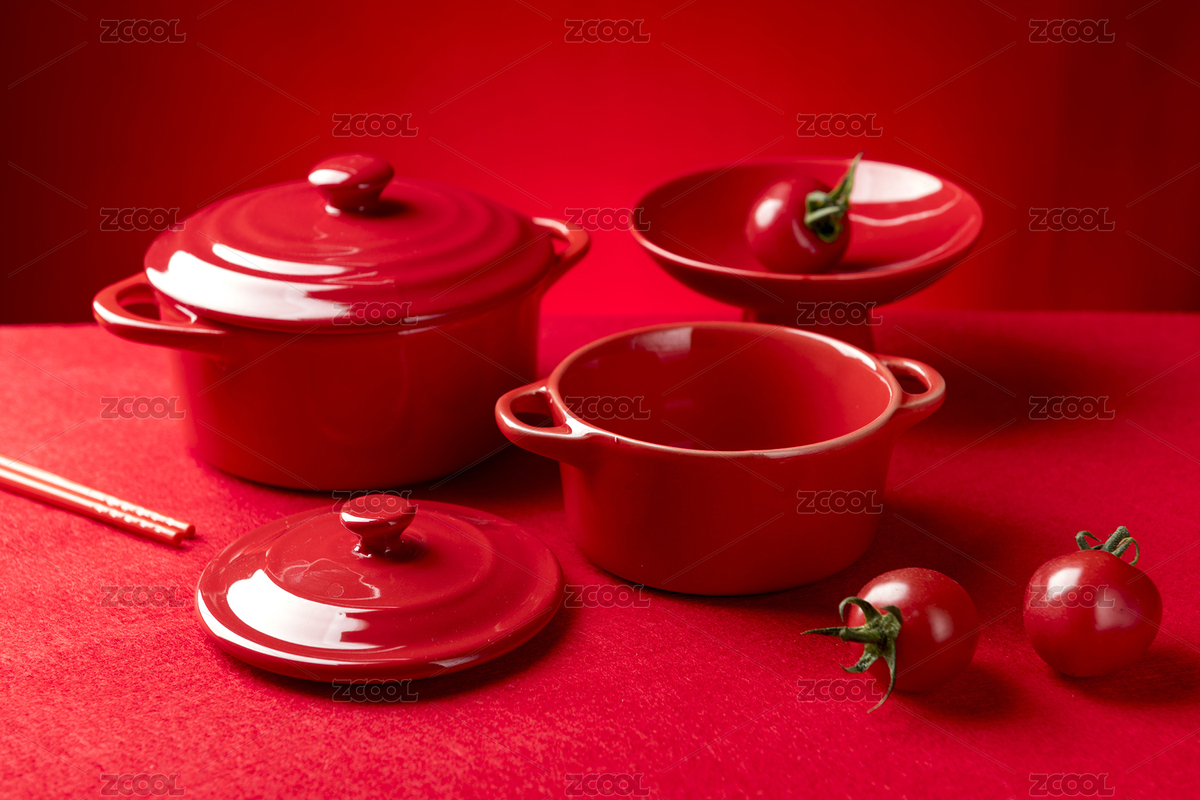 紅色餐具雙耳帶蓋蒸蛋碗特寫（主預(yù)覽-9341150） - 未分類 - 站酷設(shè)計(jì)師金翅大鵬原創(chuàng)素材 - 站酷ZCOOL