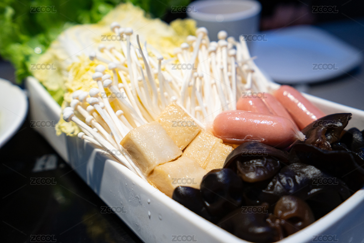 餐盤里盛裝的各種火鍋菜品（主預(yù)覽-6137217） - 未分類 - 站酷設(shè)計師只取一瓢原創(chuàng)素材 - 站酷ZCOOL