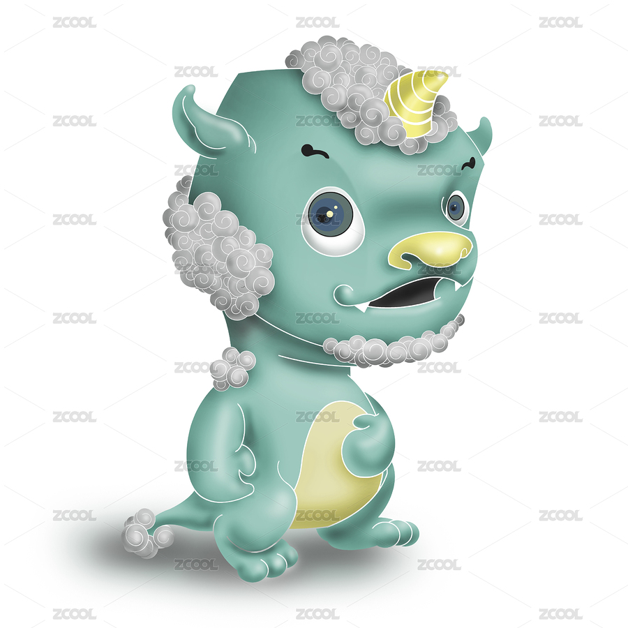 卡通Q版瑞獸吉祥物形象設(shè)計（主預(yù)覽-5216620） - 未分類 - 站酷設(shè)計師酉時Sunsini原創(chuàng)素材 - 站酷ZCOOL