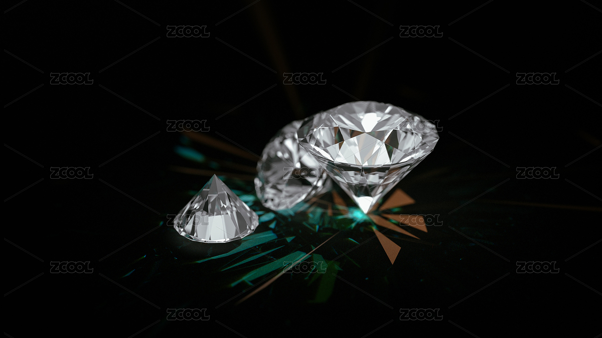 3d制作的鉆石模型插圖（主預覽-7662524） - 未分類 - 站酷設計師davidyan114原創(chuàng)素材 - 站酷ZCOOL
