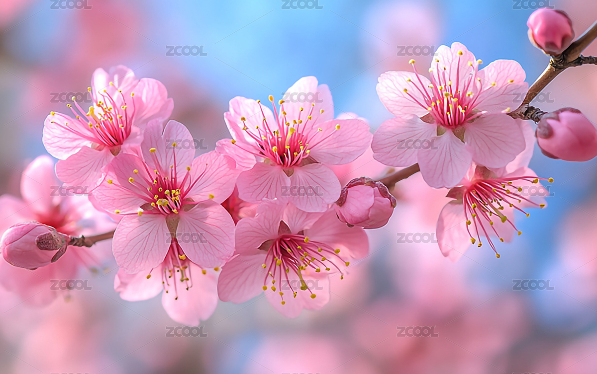 嬌艷粉色的櫻花（主預(yù)覽-9315788） - 未分類 - 站酷設(shè)計(jì)師吉祥魚(yú)原創(chuàng)素材 - 站酷ZCOOL