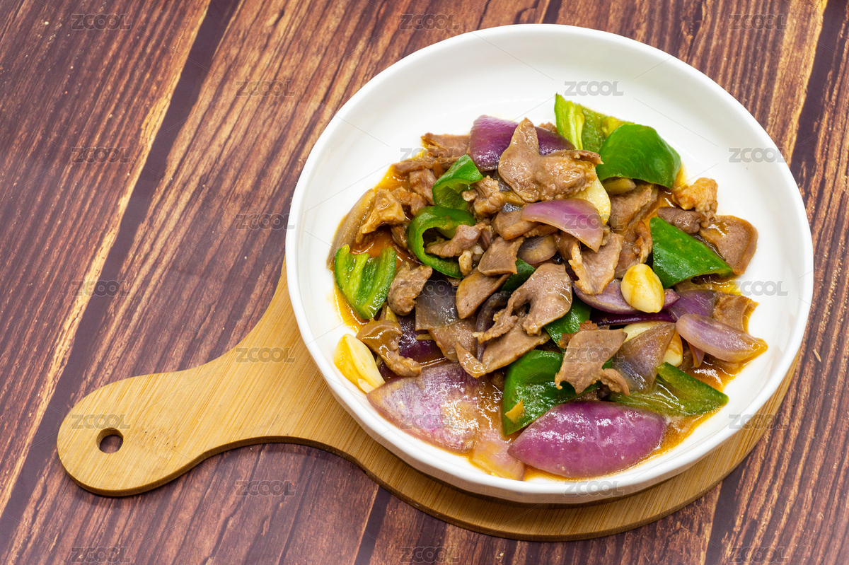 木桌背景一盤爆炒豬舌（主預(yù)覽-3668109） - 未分類 - 站酷設(shè)計師范范0809原創(chuàng)素材 - 站酷ZCOOL