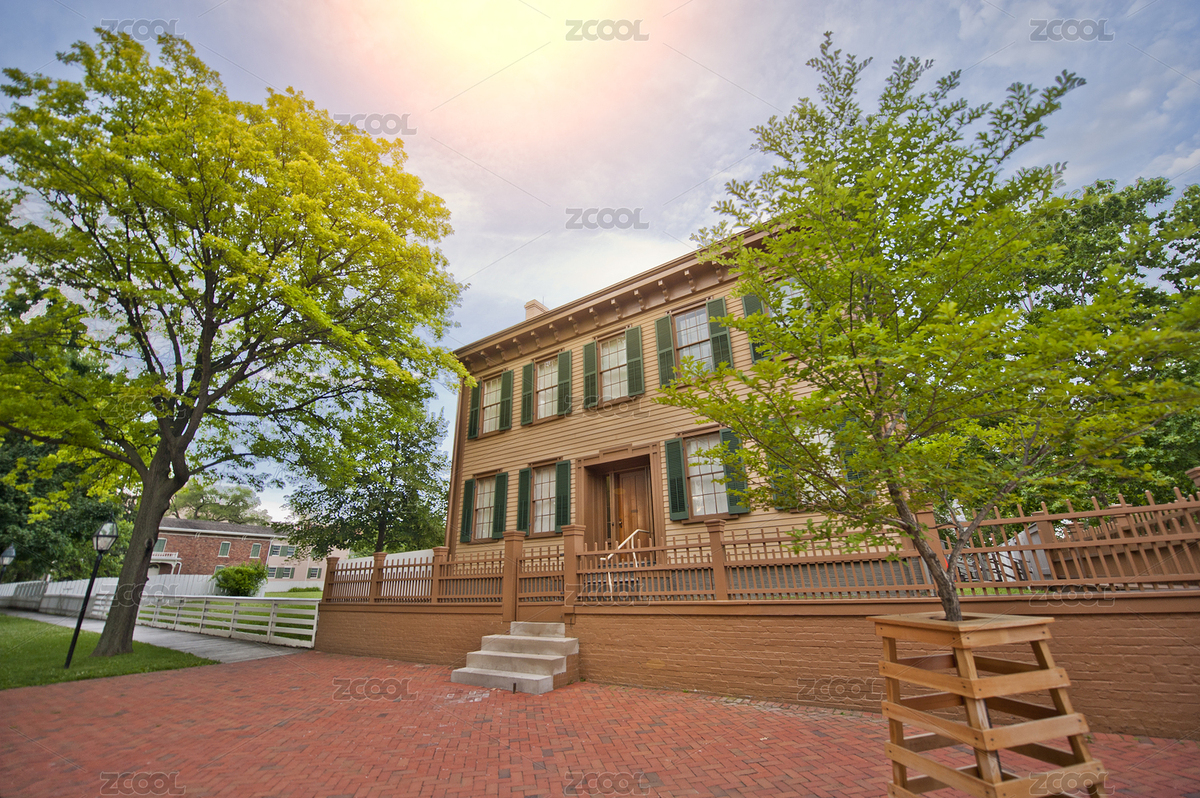美國(guó)伊利諾伊州斯普林菲爾德林肯故居（主預(yù)覽-9000051） - 未分類 - 站酷設(shè)計(jì)師大史先生原創(chuàng)素材 - 站酷ZCOOL
