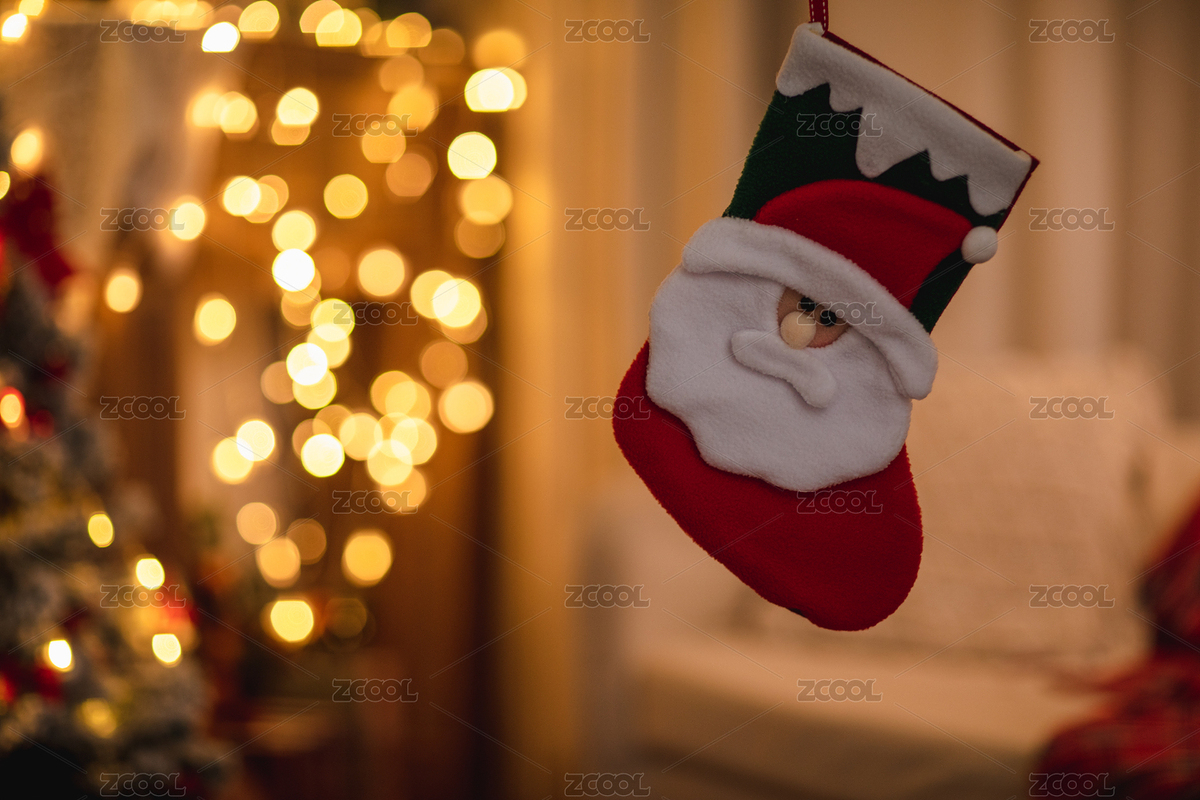 圣誕節(jié)圣誕襪特寫（主預覽-8541892） - 未分類 - 站酷設計師今天喝咖啡了嗎原創(chuàng)素材 - 站酷ZCOOL