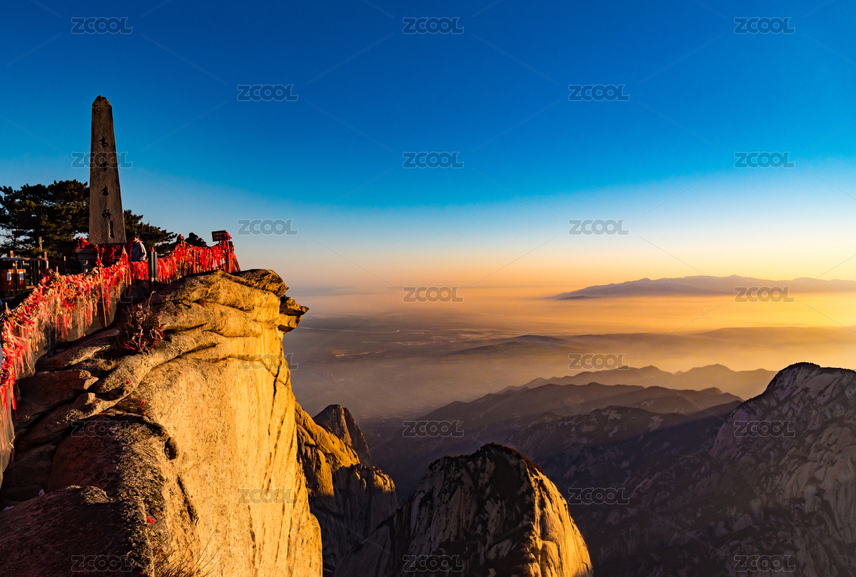 華山東峰日出（主預覽-6225615） - 未分類 - 站酷設(shè)計師luke8028原創(chuàng)素材 - 站酷ZCOOL