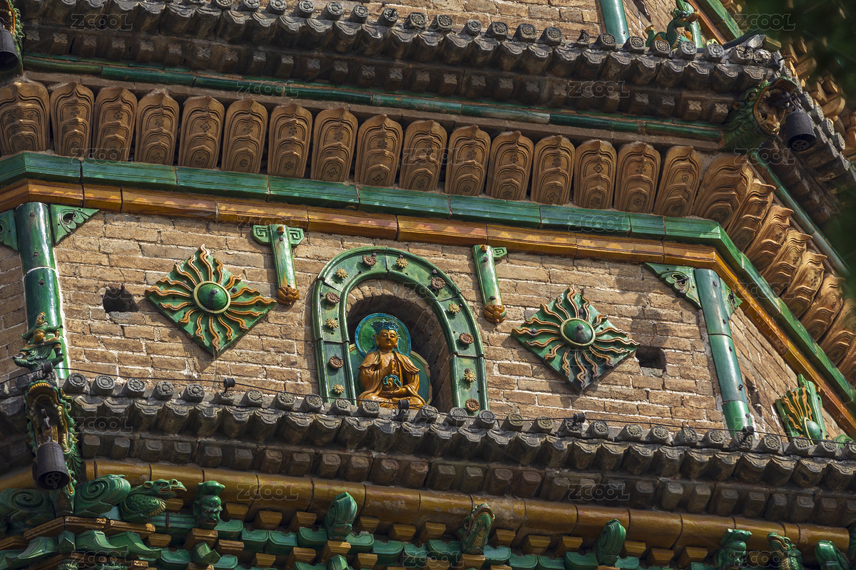 亞洲中國(guó)山西洪洞廣勝寺飛虹塔風(fēng)光（主預(yù)覽-5563503） - 未分類 - 站酷設(shè)計(jì)師黑銳原創(chuàng)素材 - 站酷ZCOOL