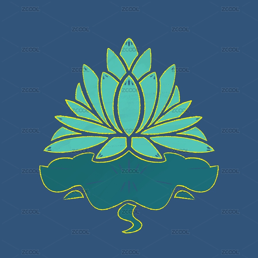 莲花的平面图形设计（主预览-8371409） - 未分类 - 站酷设计师赵白别叹气原创素材 - 站酷ZCOOL