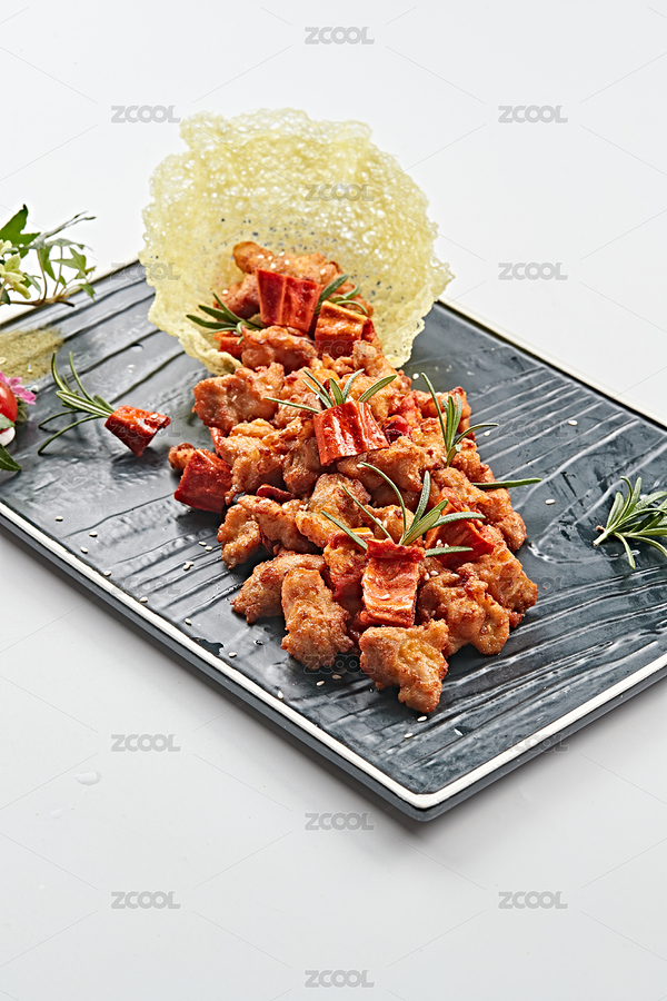 黑石盤裝的香辣干炸牛胸肉（主預(yù)覽-8631782） - 未分類 - 站酷設(shè)計師藍(lán)太陽TNT原創(chuàng)素材 - 站酷ZCOOL