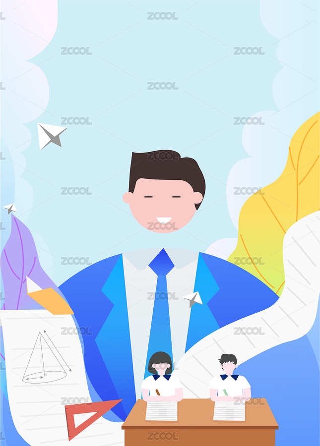 男老師和考試的學生（主預覽-1263958） - 未分類 - 站酷設計師yong0592原創(chuàng)素材 - 站酷ZCOOL