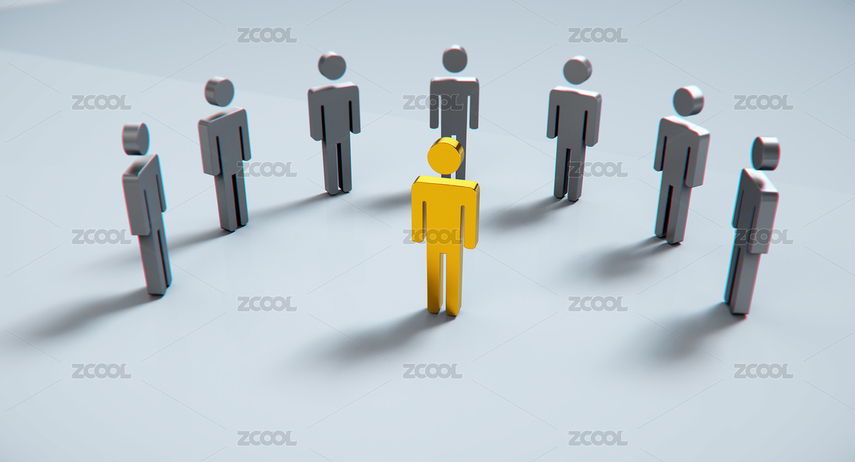 人際關(guān)系，團(tuán)隊協(xié)作和領(lǐng)導(dǎo)力的三維概念渲染圖。（主預(yù)覽-6032333） - 未分類 - 站酷設(shè)計師連接世界原創(chuàng)素材 - 站酷ZCOOL
