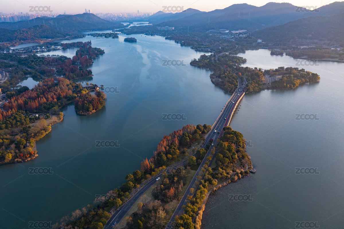 浙江省杭州市湘湖景區(qū)秋色晨曦航拍（主預(yù)覽-6588928） - 未分類 - 站酷設(shè)計(jì)師zhl430430原創(chuàng)素材 - 站酷ZCOOL