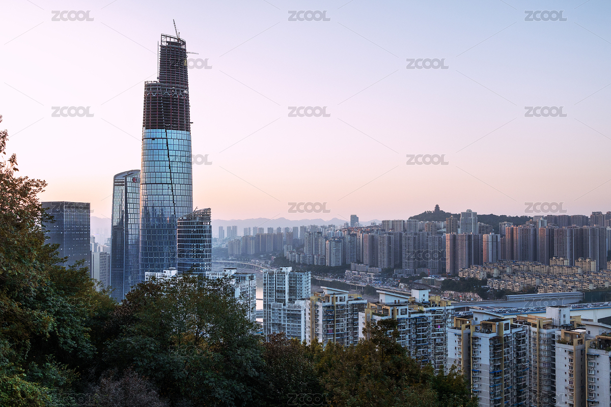 重慶市渝中區(qū)化龍橋建設(shè)中的陸海國際中心（主預(yù)覽-4347897） - 未分類 - 站酷設(shè)計師XiaoyuChan原創(chuàng)素材 - 站酷ZCOOL