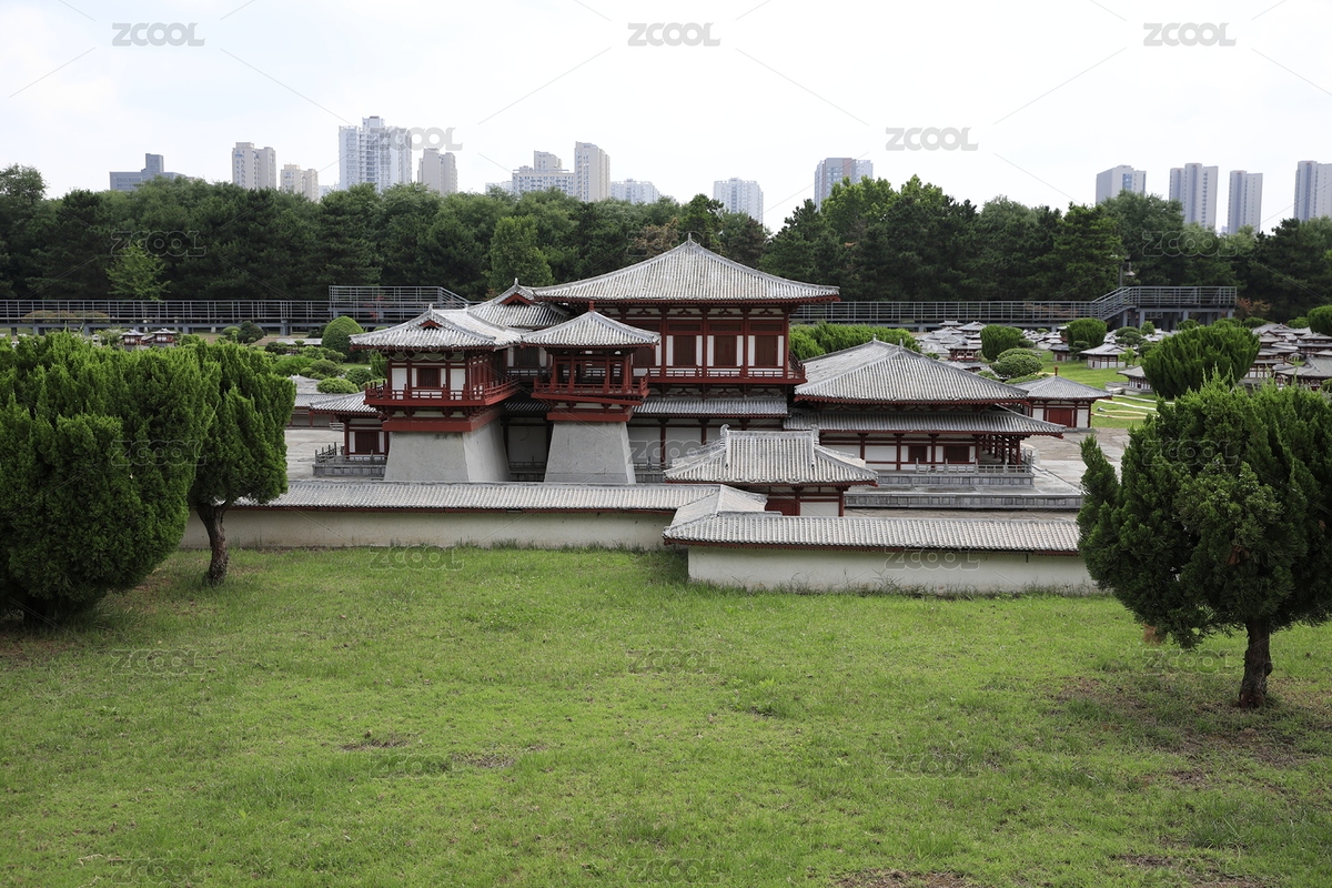 西安城市風(fēng)光之西安大明宮國家遺址公園宮殿（主預(yù)覽-7280091） - 未分類 - 站酷設(shè)計(jì)師圖瑞1976原創(chuàng)素材 - 站酷ZCOOL