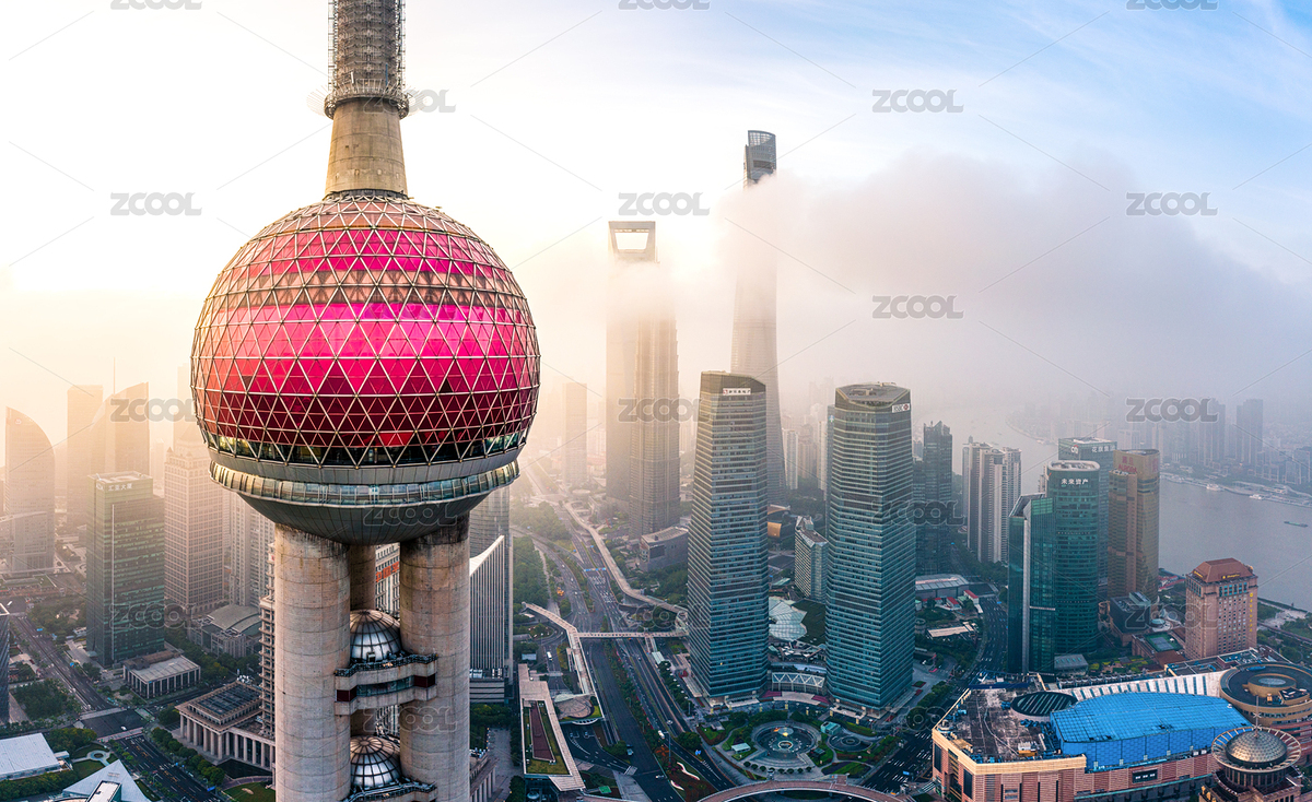 上海城市風(fēng)光陸家嘴建筑地標(biāo)平流霧全景圖（主預(yù)覽-3677230） - 未分類(lèi) - 站酷設(shè)計(jì)師Z33023413原創(chuàng)素材 - 站酷ZCOOL