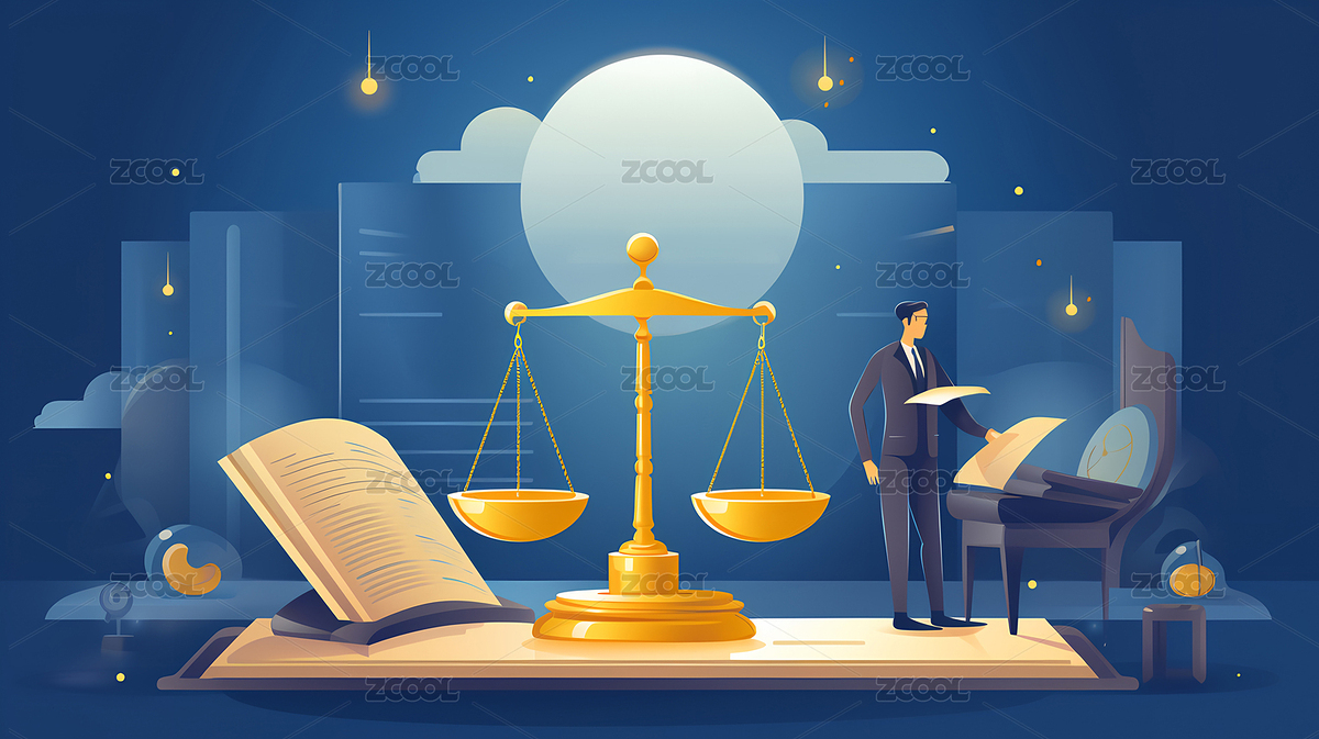 法律與公平概念插畫(huà)（主預(yù)覽-8001879） - 未分類 - 站酷設(shè)計(jì)師五芒原創(chuàng)素材 - 站酷ZCOOL