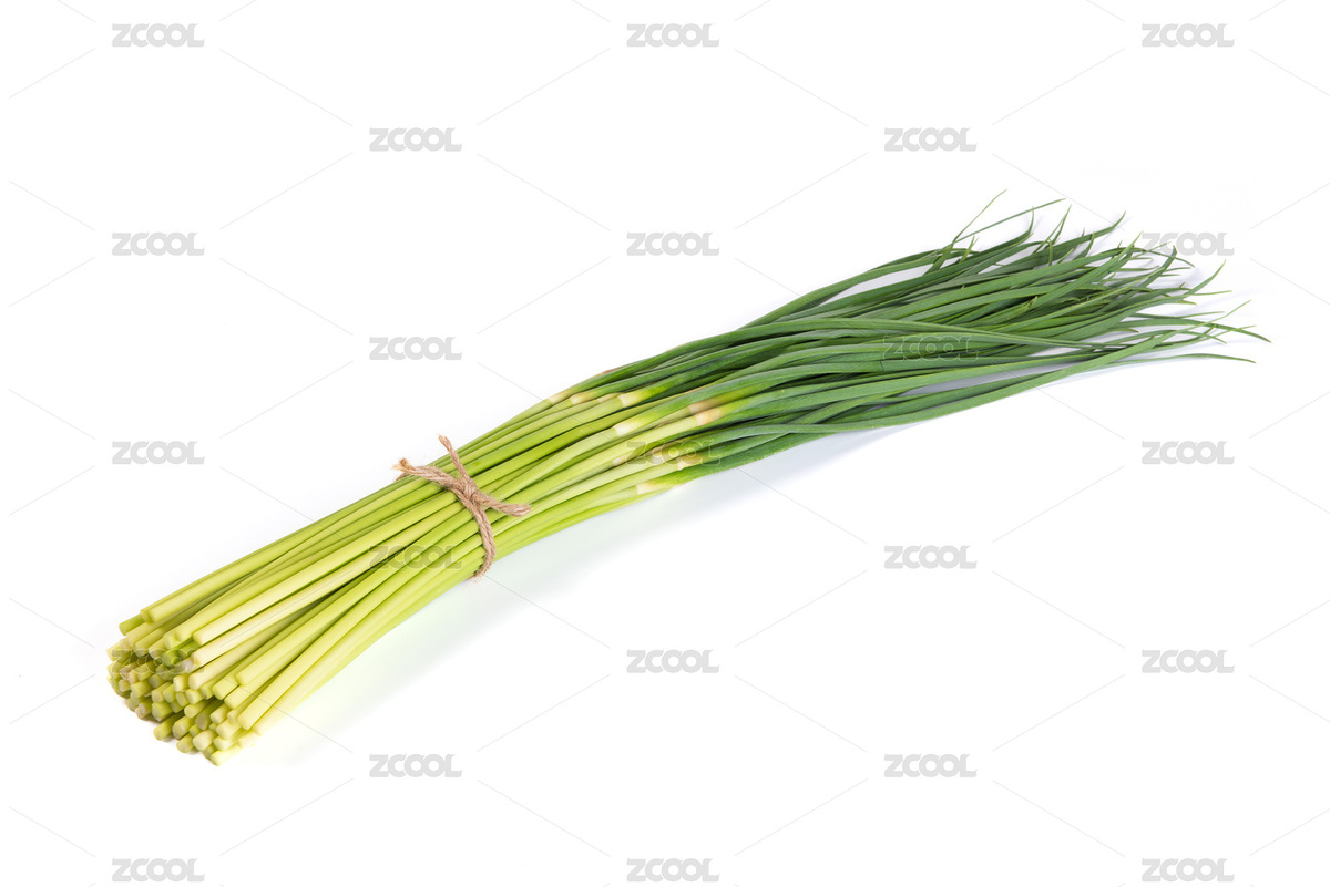 白色背景上的一把新鮮蒜薹（主預覽-8154235） - 未分類 - 站酷設計師平和的總是美好的原創(chuàng)素材 - 站酷ZCOOL