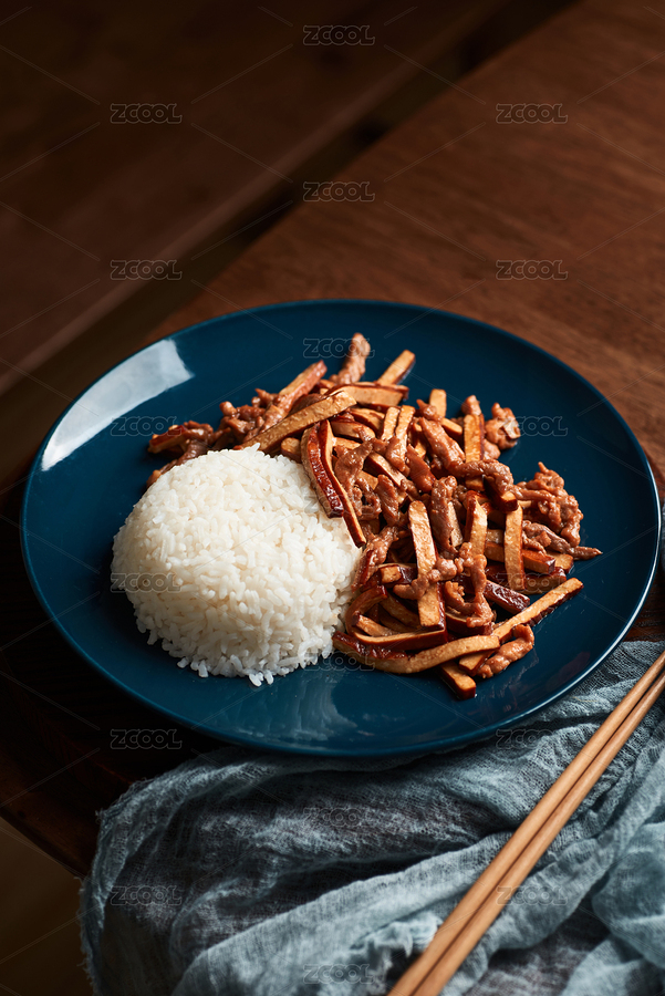 營養(yǎng)美味的豆干炒肉絲蓋飯（主預(yù)覽-8787514） - 未分類 - 站酷設(shè)計(jì)師蔚藍(lán)的白日夢(mèng)原創(chuàng)素材 - 站酷ZCOOL
