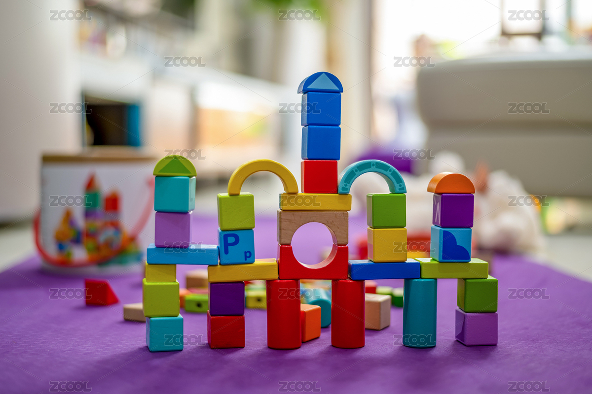 积木玩具搭建的城堡（主预览-5229412） - 未分类 - 站酷设计师kfeng666原创素材 - 站酷ZCOOL
