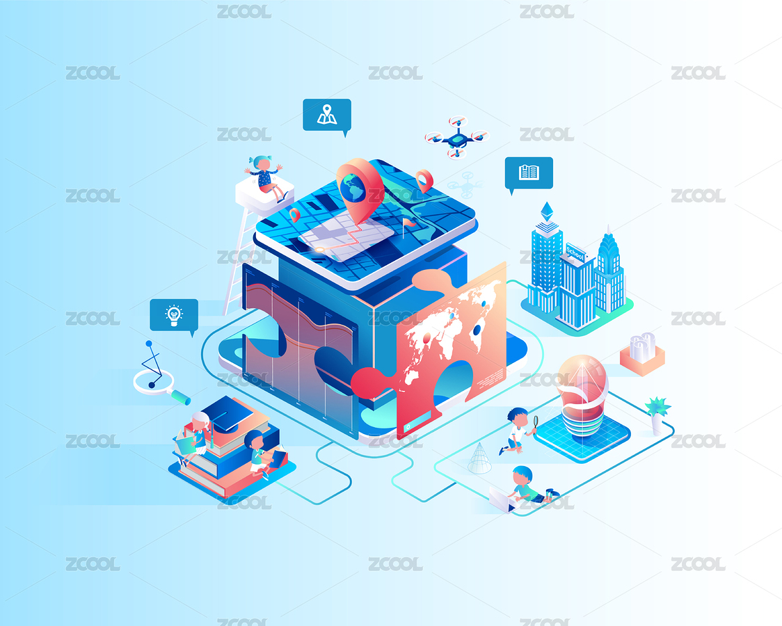 研學教育平臺科普益智（主預覽-7677791） - 未分類 - 站酷設計師咩咩寶貝MIE原創(chuàng)素材 - 站酷ZCOOL