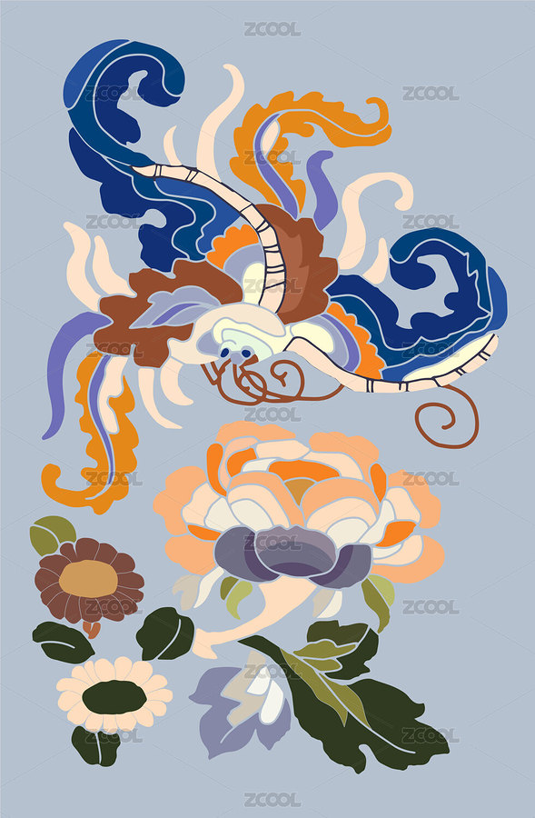 站酷紋樣-服裝紋樣刺繡蝴蝶繁花盛開牡丹（主預(yù)覽-6150180） - 未分類 - 站酷設(shè)計(jì)師畫畫的蘇遙原創(chuàng)素材 - 站酷ZCOOL