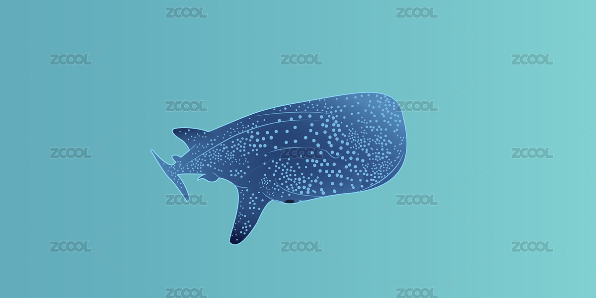 矢量藍(lán)色鯨鯊海洋動(dòng)物（主預(yù)覽-3668877） - 未分類 - 站酷設(shè)計(jì)師清火梔麥片原創(chuàng)素材 - 站酷ZCOOL