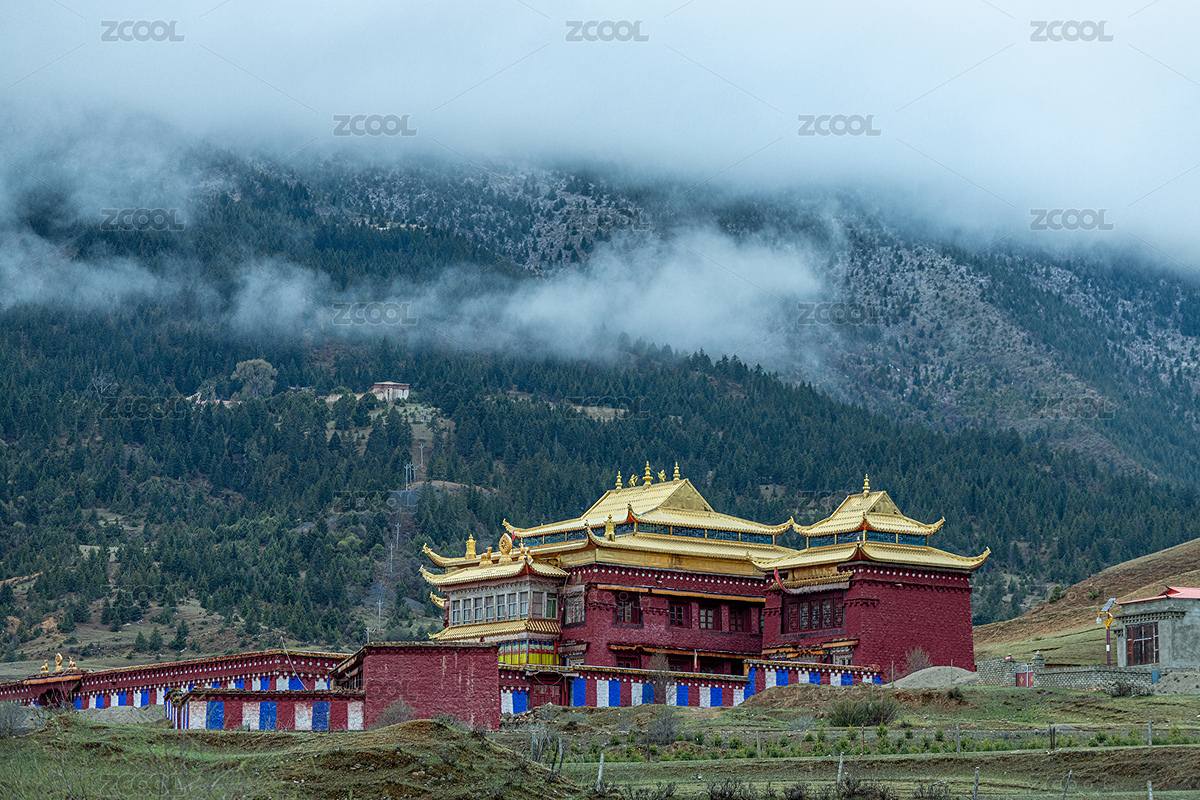 中國(guó)川西高原上的藏傳佛教建筑（主預(yù)覽-7846544） - 未分類 - 站酷設(shè)計(jì)師金胡楊原創(chuàng)素材 - 站酷ZCOOL