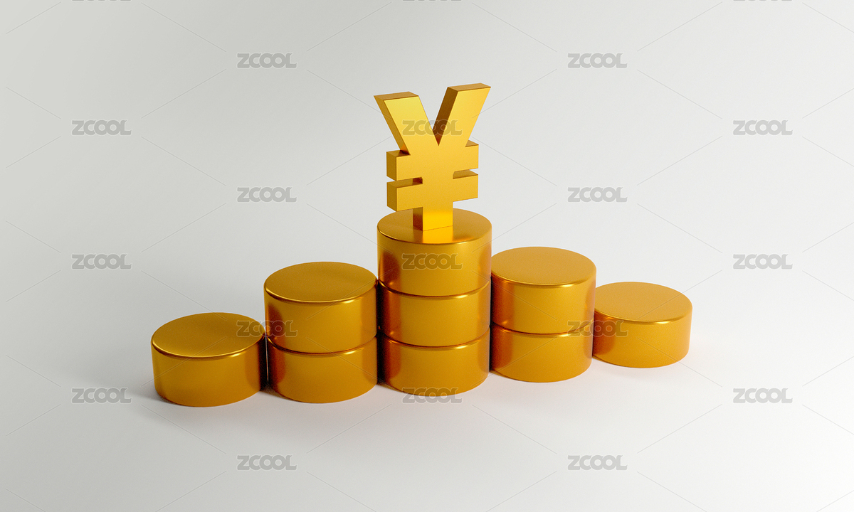 3D渲染3D插画的灰色背景上人民币符号（主预览-5753069） - 未分类 - 站酷设计师AsGold原创素材 - 站酷ZCOOL