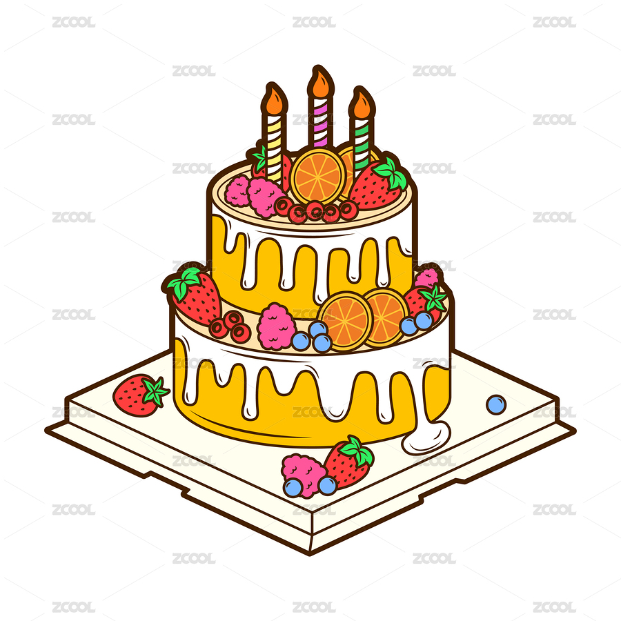 生日蛋糕（主預(yù)覽-2505869） - 未分類(lèi) - 站酷設(shè)計(jì)師欣繪原創(chuàng)素材 - 站酷ZCOOL