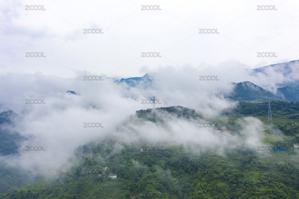 航拍重慶萬(wàn)州山間的云霧（主預(yù)覽-8324862） - 未分類 - 站酷設(shè)計(jì)師昨夜的潮汐原創(chuàng)素材 - 站酷ZCOOL