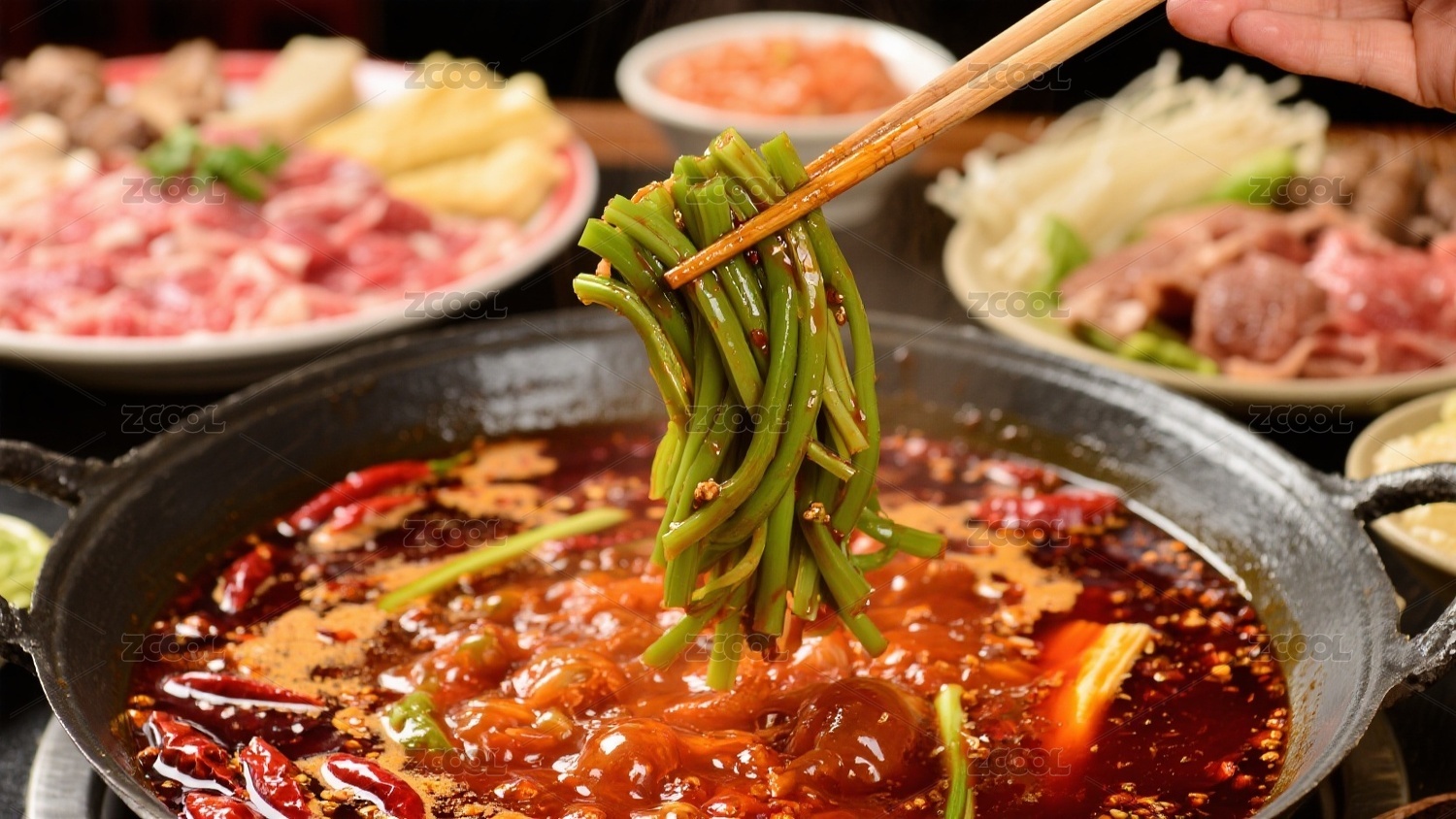 餐饮插画背景素材