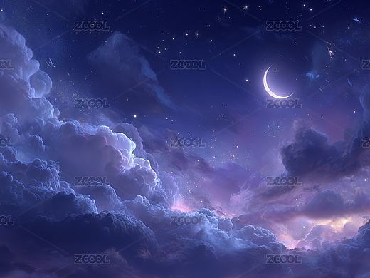 星空星云太空背景
