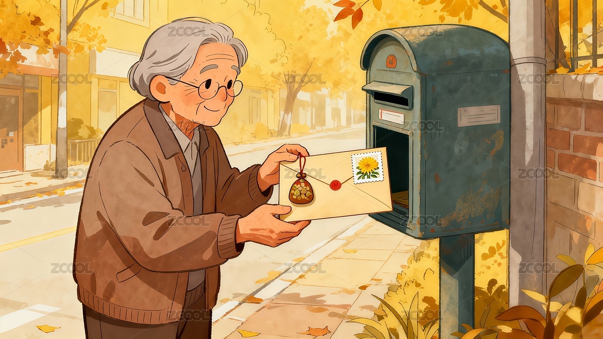 重陽節(jié)老年人寄出信件手繪插畫（主預(yù)覽-11471377） - 未分類 - 站酷設(shè)計(jì)師站酷素材原創(chuàng)素材 - 站酷ZCOOL