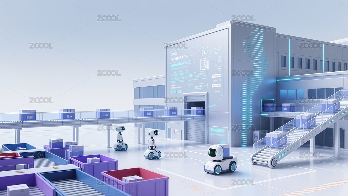 3D风格智能工厂概念插画（主预览-10048411） - 未分类 - 站酷设计师站酷素材原创素材 - 站酷ZCOOL