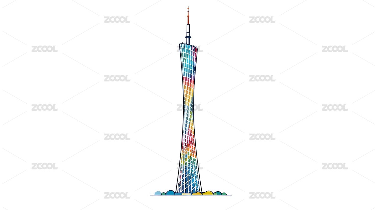 扁平插畫風格城市建筑免扣圖（主預覽-11575653） - 未分類 - 站酷設(shè)計師站酷素材原創(chuàng)素材 - 站酷ZCOOL