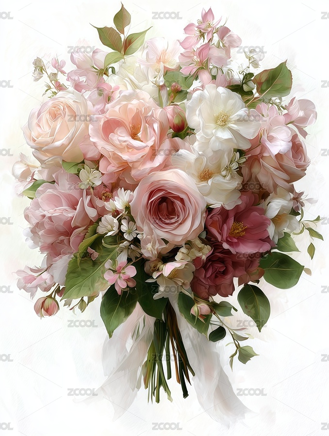 水彩花卉图案插画背景（主预览-10086162） - 未分类 - 站酷设计师站酷素材原创素材 - 站酷ZCOOL