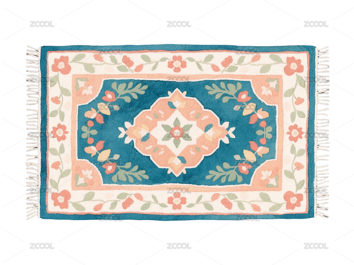 现代水彩地毯-家居免抠素材（主预览-10541441） - 未分类 - 站酷设计师站酷素材原创素材 - 站酷ZCOOL