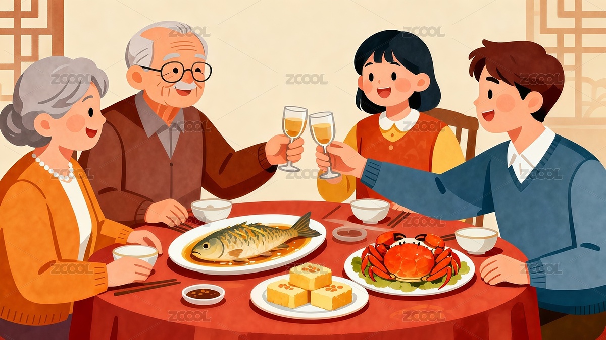 重陽節(jié)團(tuán)聚家宴扁平風(fēng)格插畫（主預(yù)覽-11471429） - 未分類 - 站酷設(shè)計師站酷素材原創(chuàng)素材 - 站酷ZCOOL