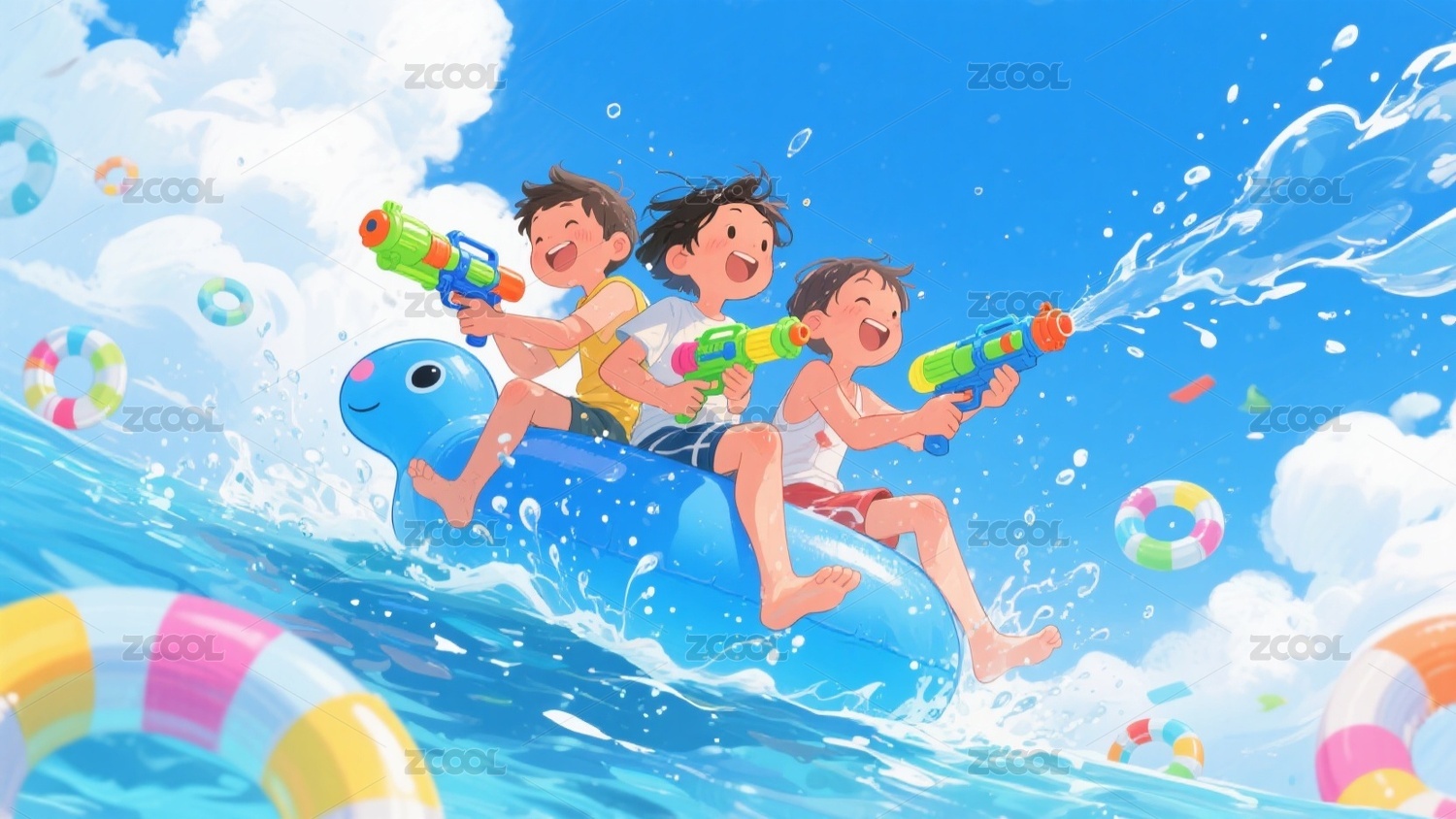 处暑插画素材