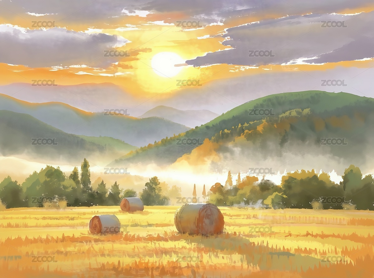 二十四節(jié)氣寒露霜降節(jié)氣插畫（主預覽-11328567） - 未分類 - 站酷設計師站酷素材原創(chuàng)素材 - 站酷ZCOOL